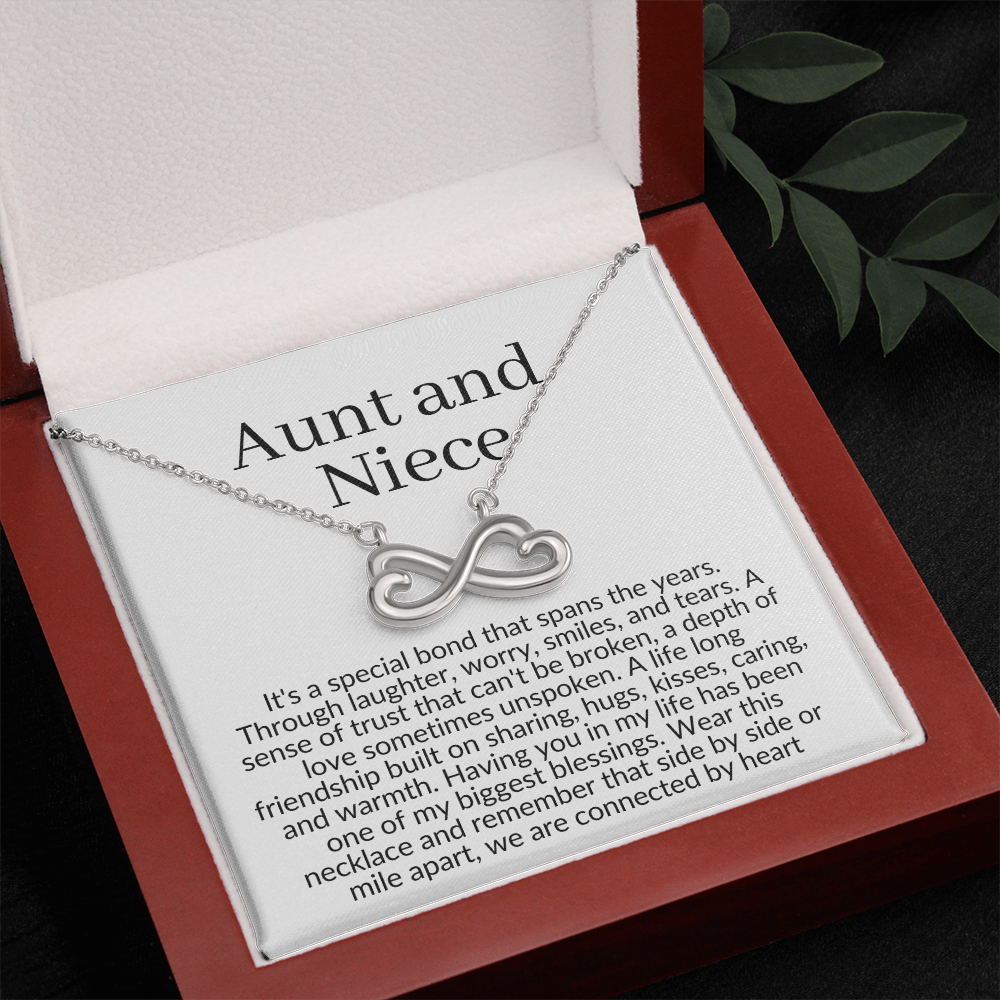 Aunt and Niece Necklace | Niece Or Aunt Gift