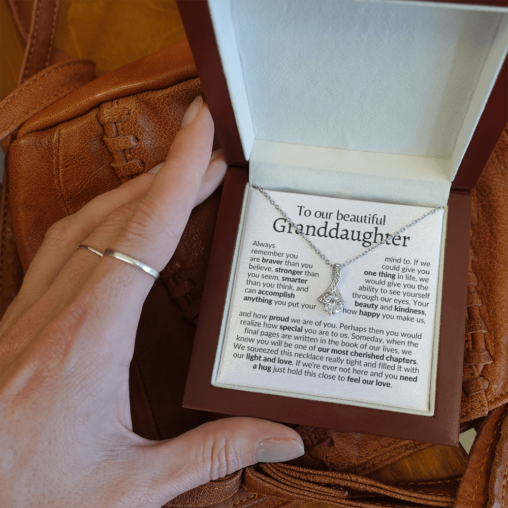 To our beautiful granddaughter | gift from grandma and grandpa