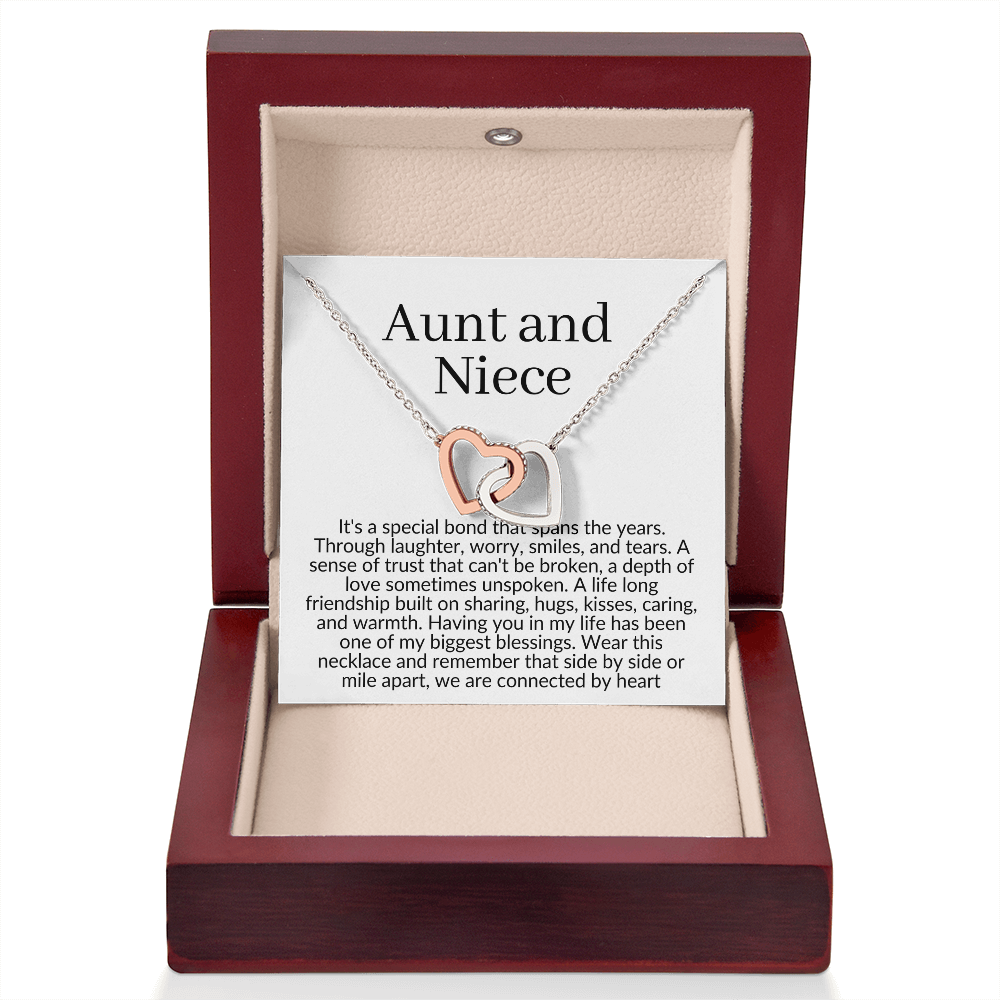 Aunt and Niece Necklace, Niece Or Aunt Gift
