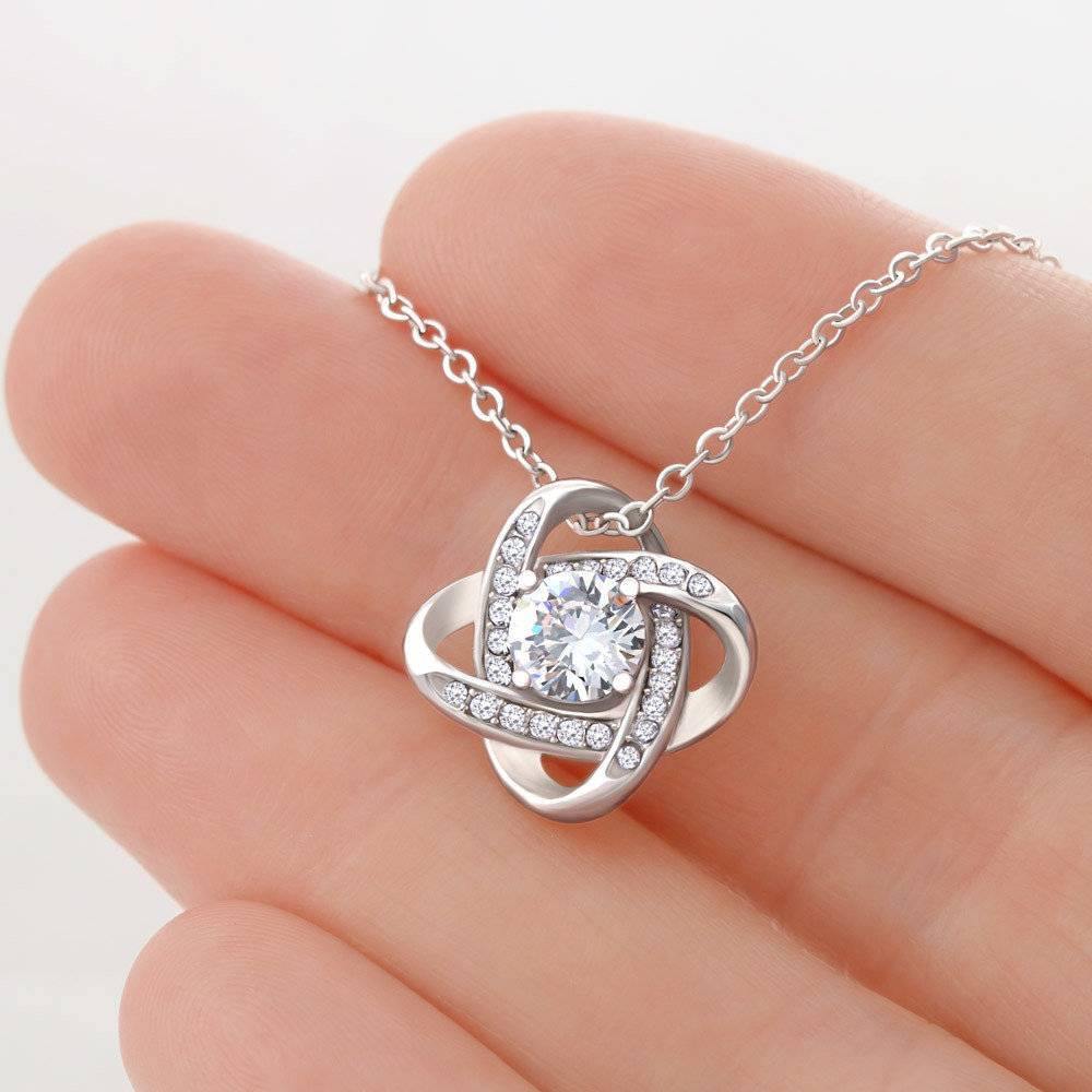 Beautiful heart | Quwa knot necklace for Eid Gift with letter