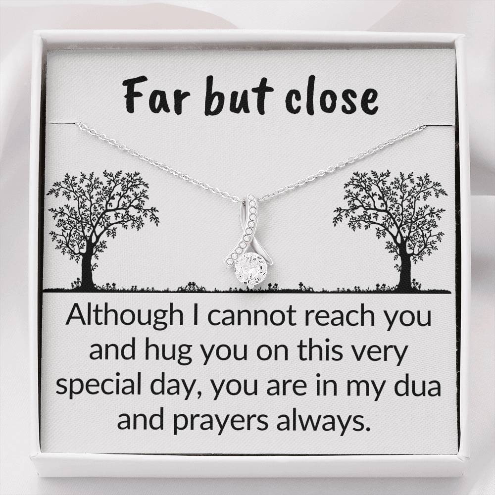 Far but in my prayers | necklace gift for muslim women
