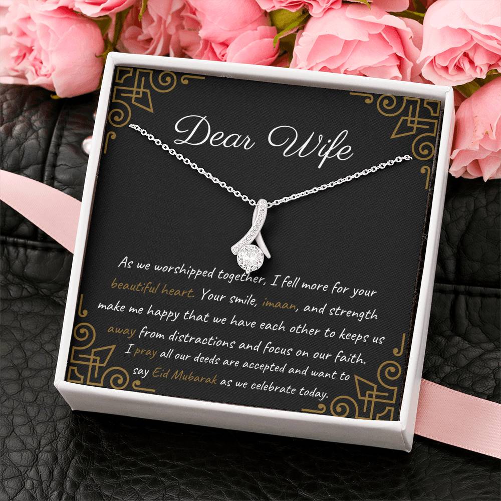 Your Beautiful Heart | Noor necklace gift for Wife on Eid