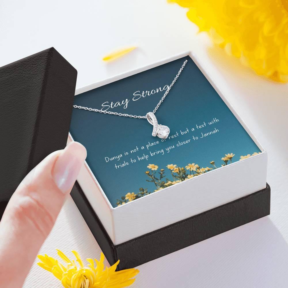 A Test | Noor necklace for loved one with message