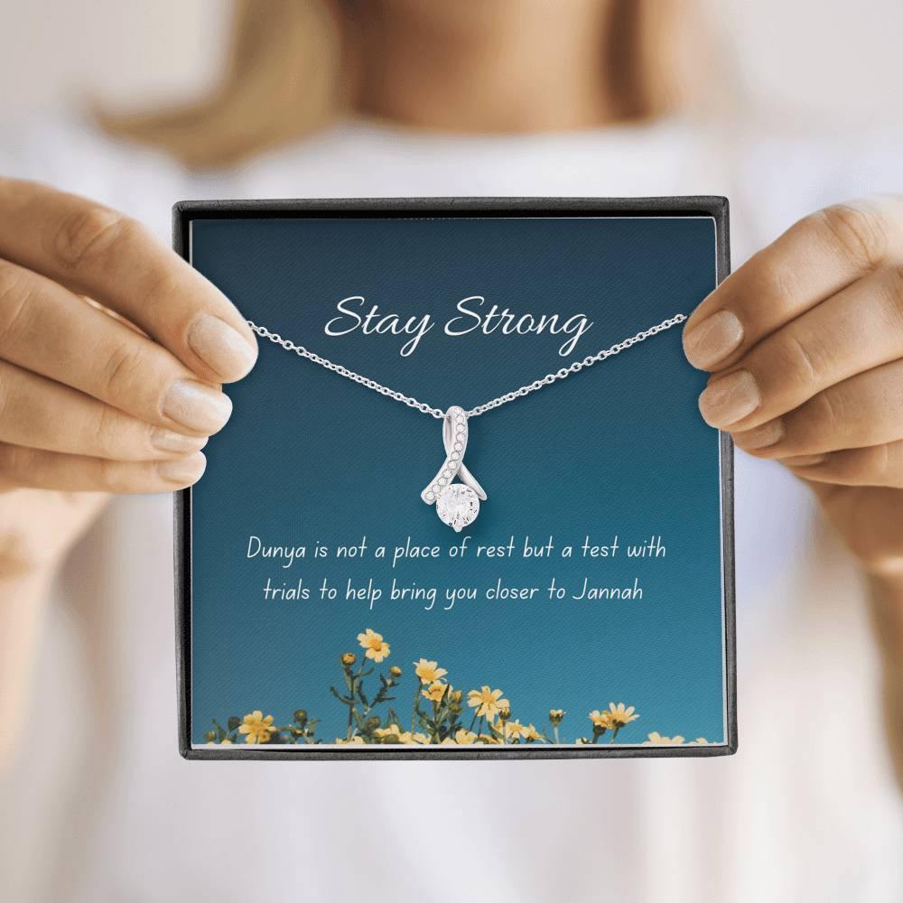A Test | Noor necklace for loved one with message