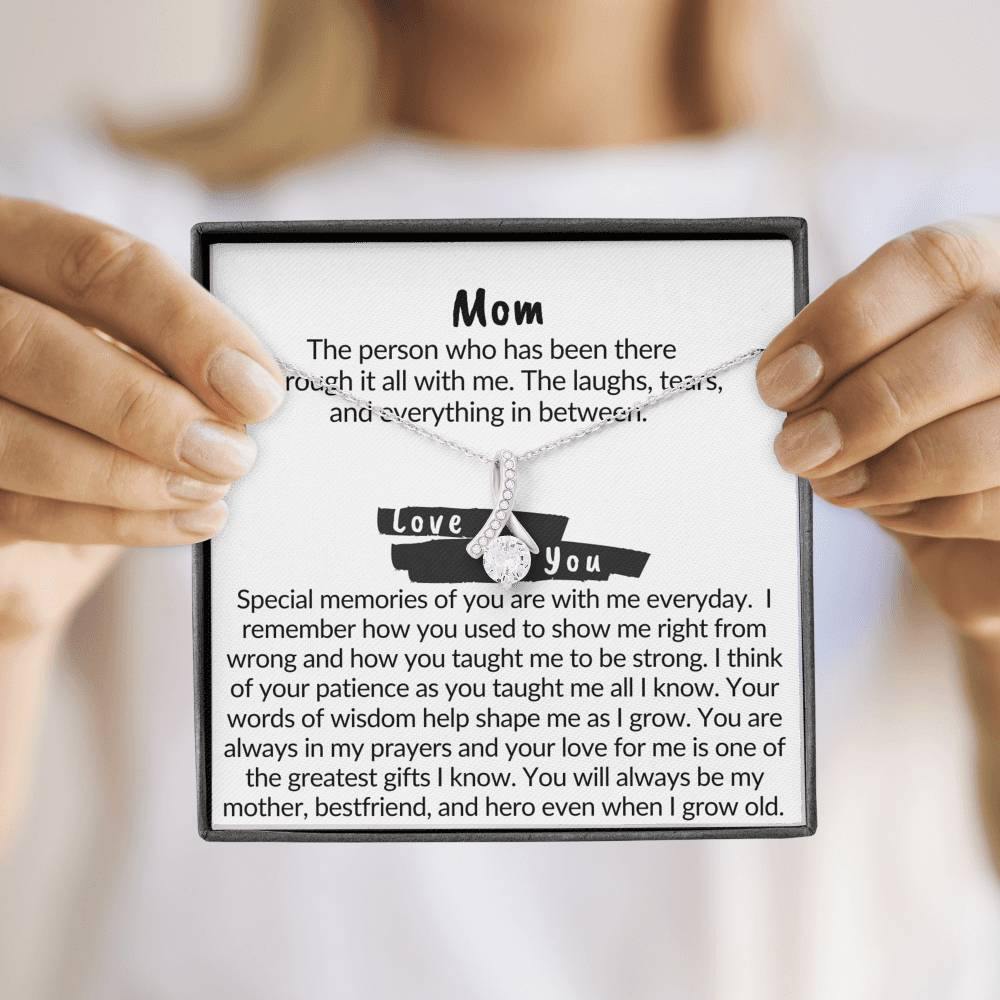 Best gift for Muslim Mom | Necklace gift for mom with muslim quote