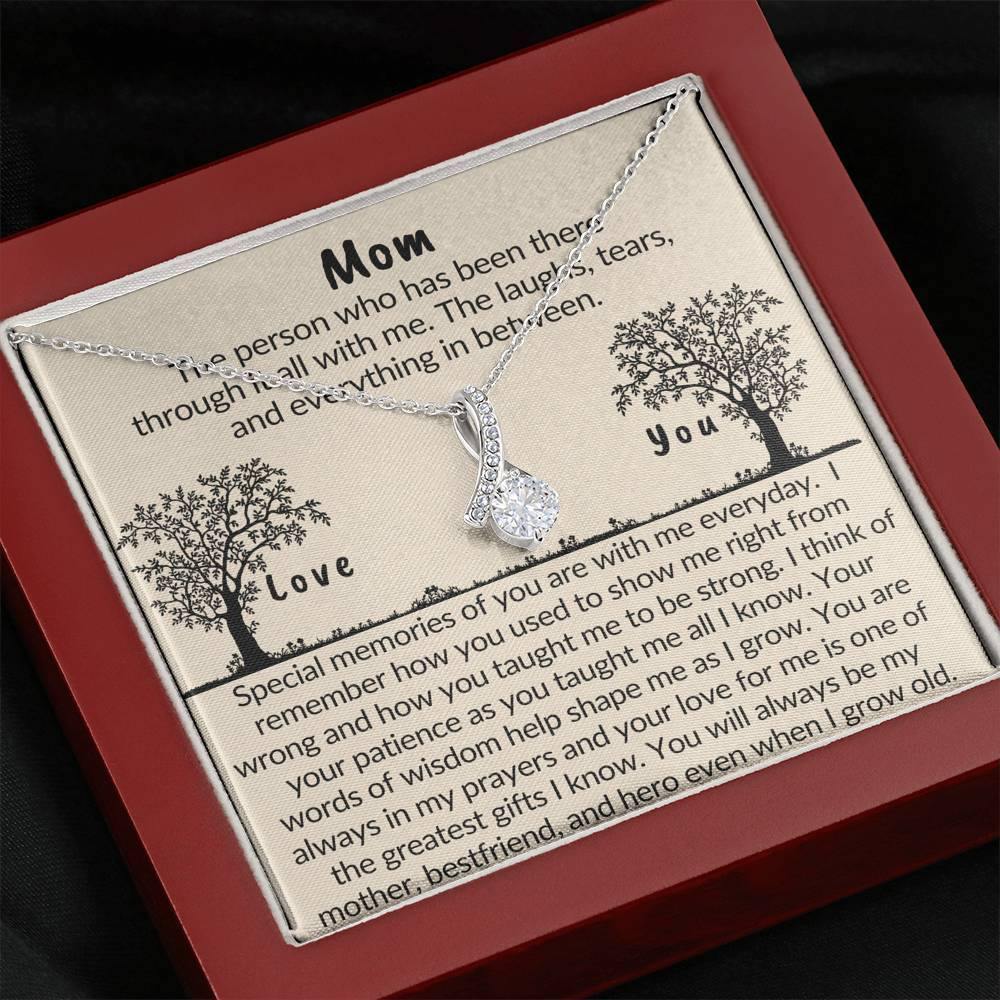 Best gift for Muslim Mom | Necklace gift for mom with muslim quote