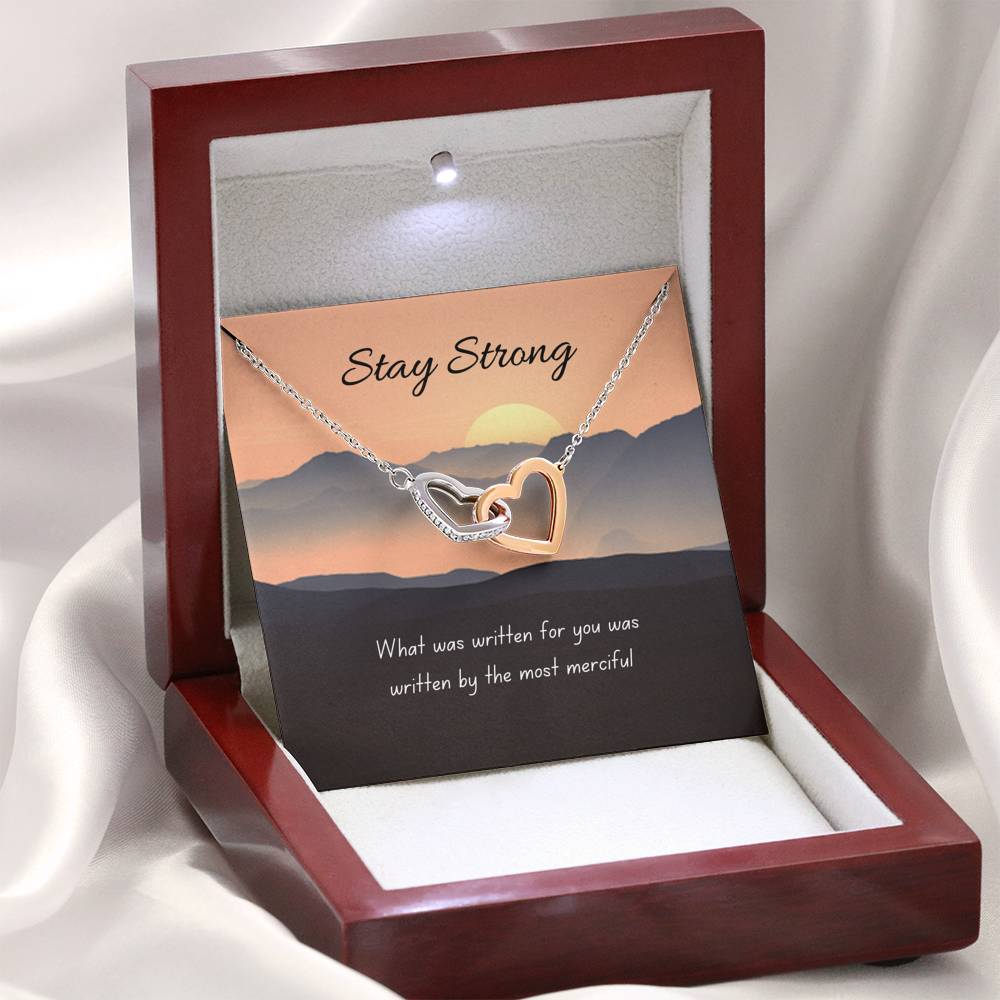 Written for You | Message card necklace gift for Eid Al Fitr, Eid Al Adha, graduations, or thank you