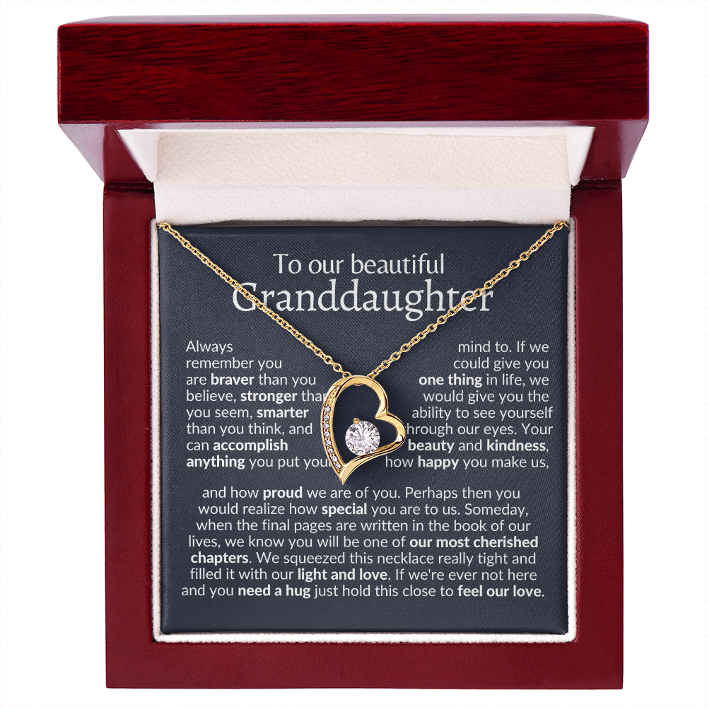 To our granddaughter necklace | gift from grandparents