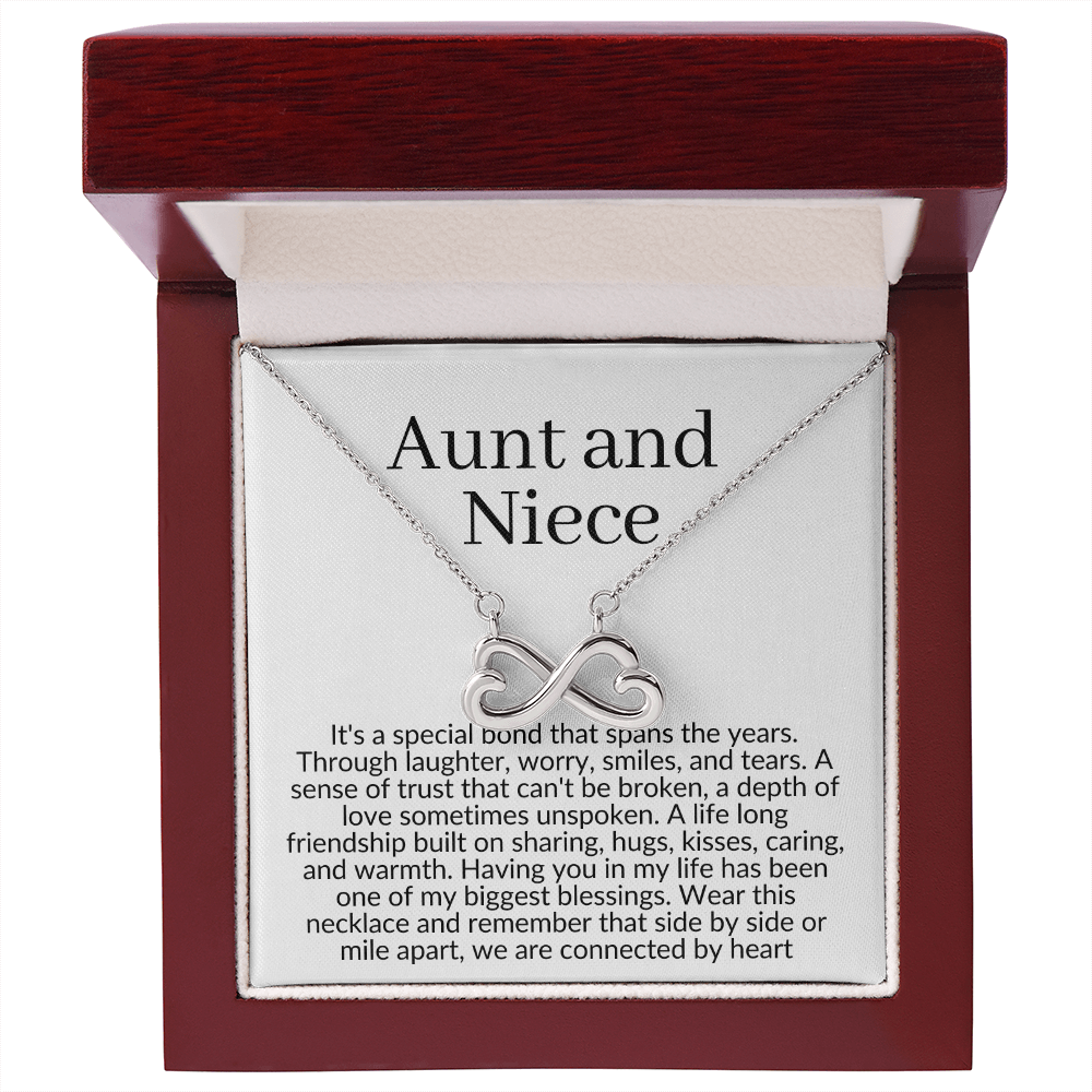 Aunt and Niece Necklace | Niece Or Aunt Gift