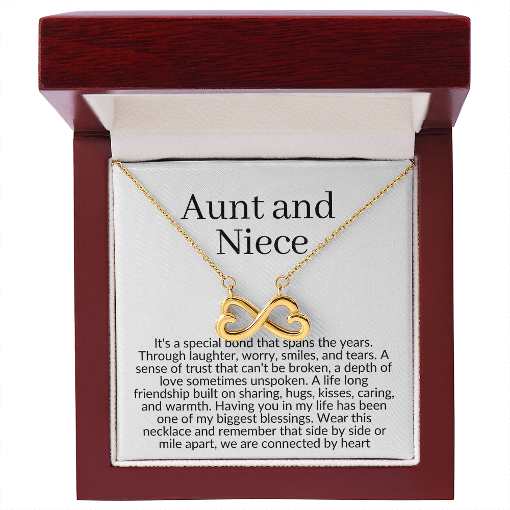 Aunt and Niece Necklace | Niece Or Aunt Gift