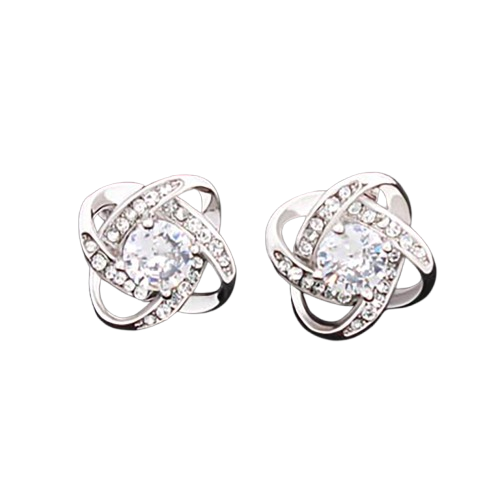 Love Knot Stud Earrings
