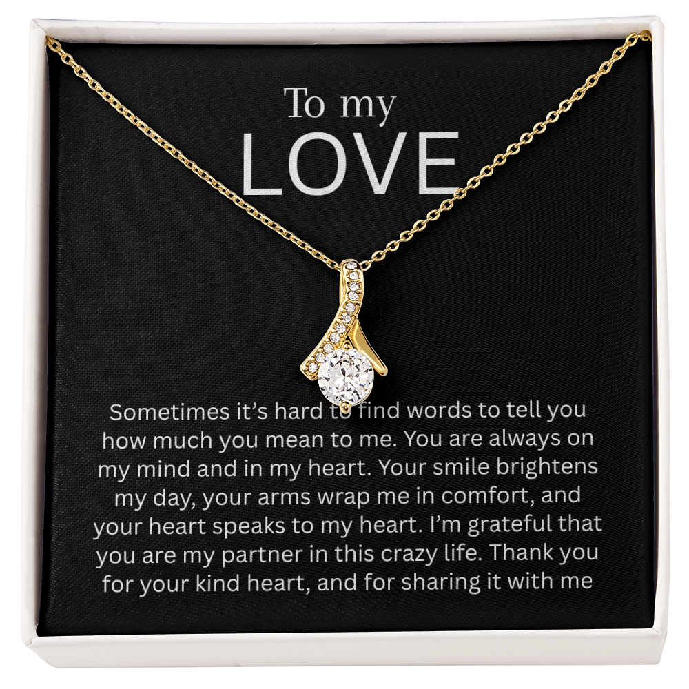 Gift for lover | Significant other necklace