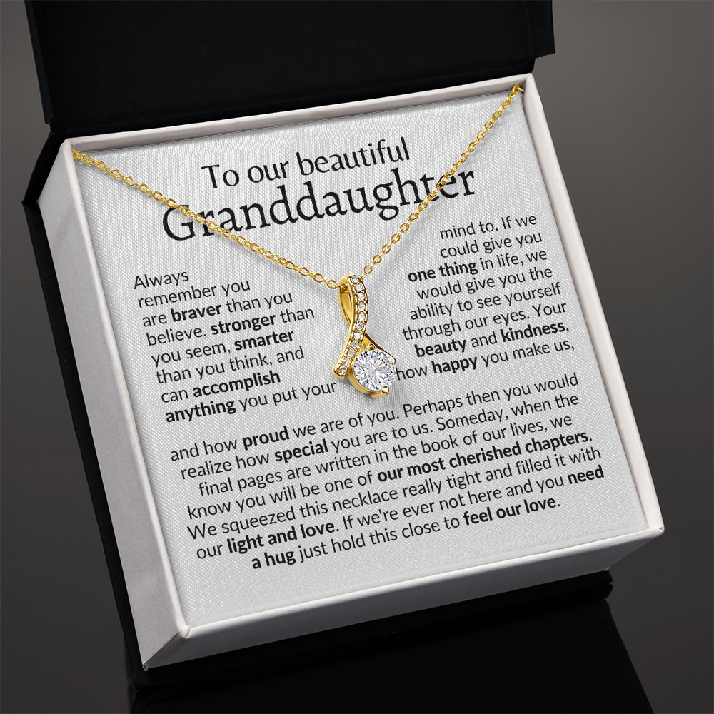 To our beautiful granddaughter | gift from grandma and grandpa