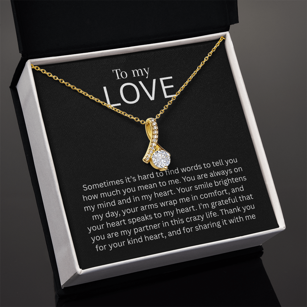 Gift for lover | Significant other necklace