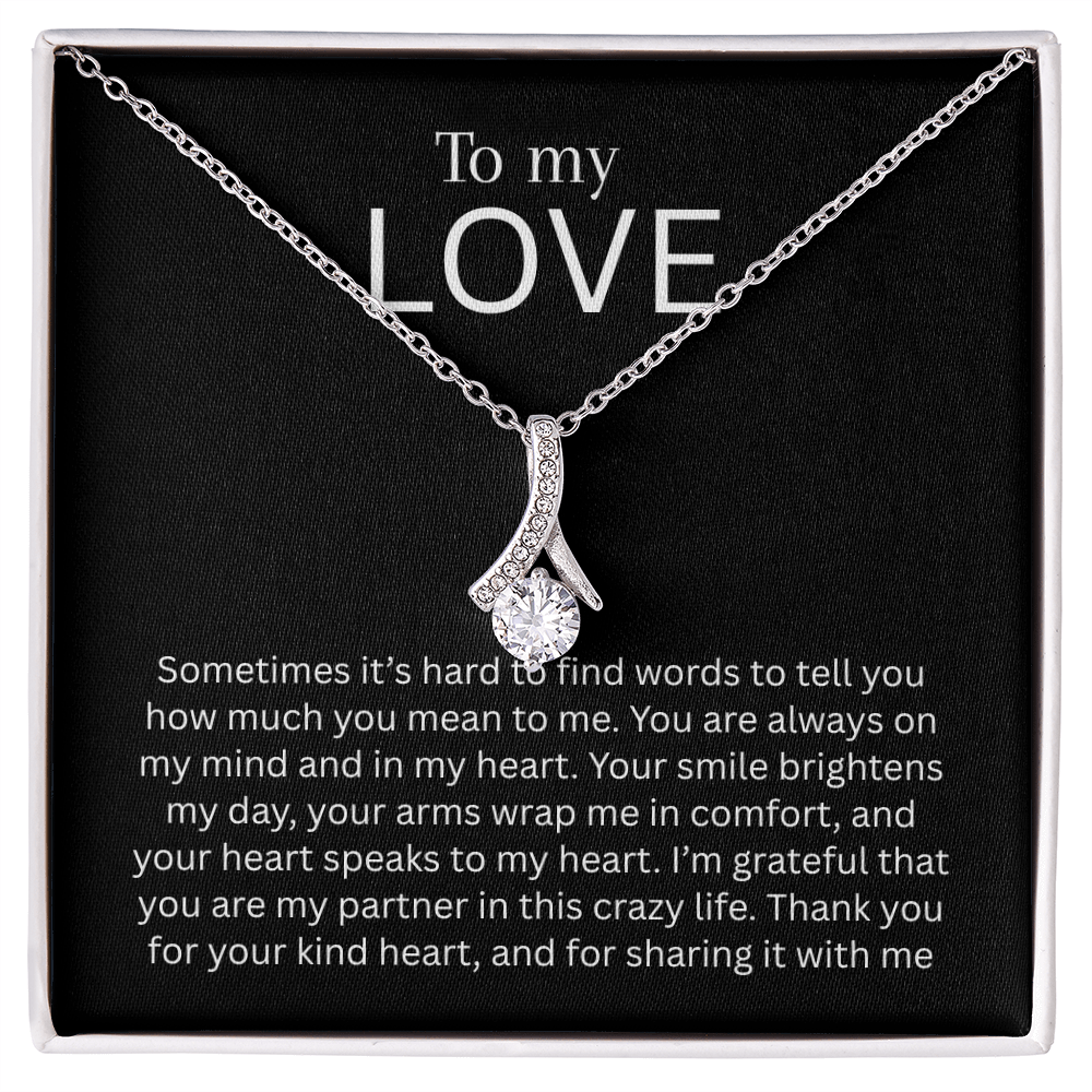 Gift for lover | Significant other necklace