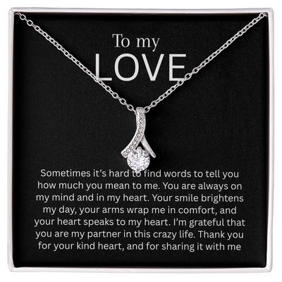 Gift for lover | Significant other necklace