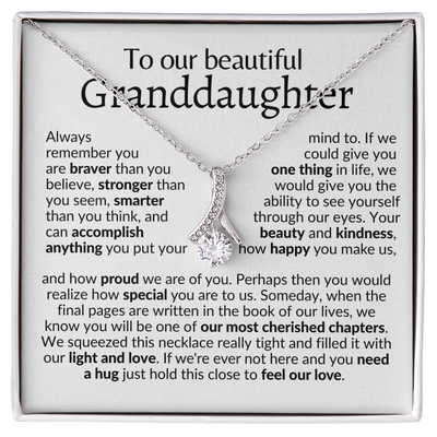 To our beautiful granddaughter | gift from grandma and grandpa