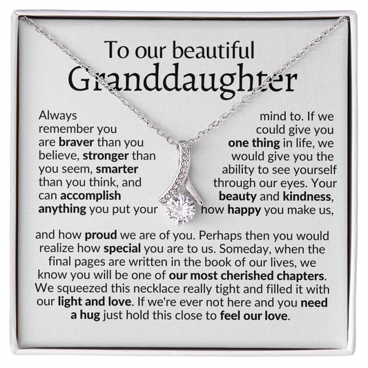 To our beautiful granddaughter | gift from grandma and grandpa