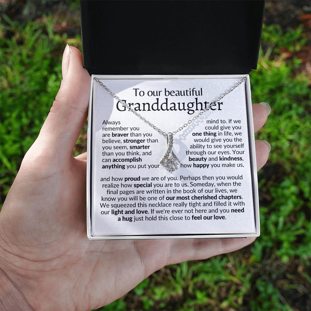 To our beautiful granddaughter | gift from grandma and grandpa