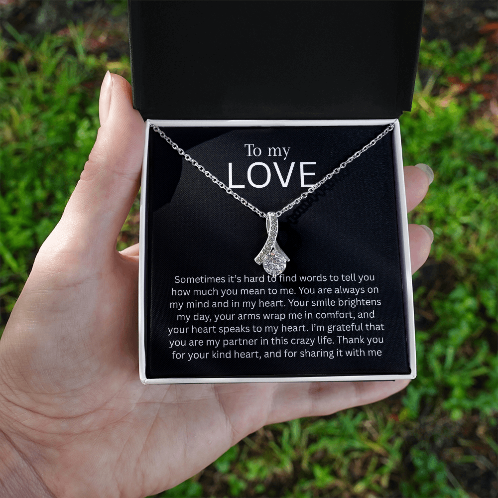 Gift for lover | Significant other necklace