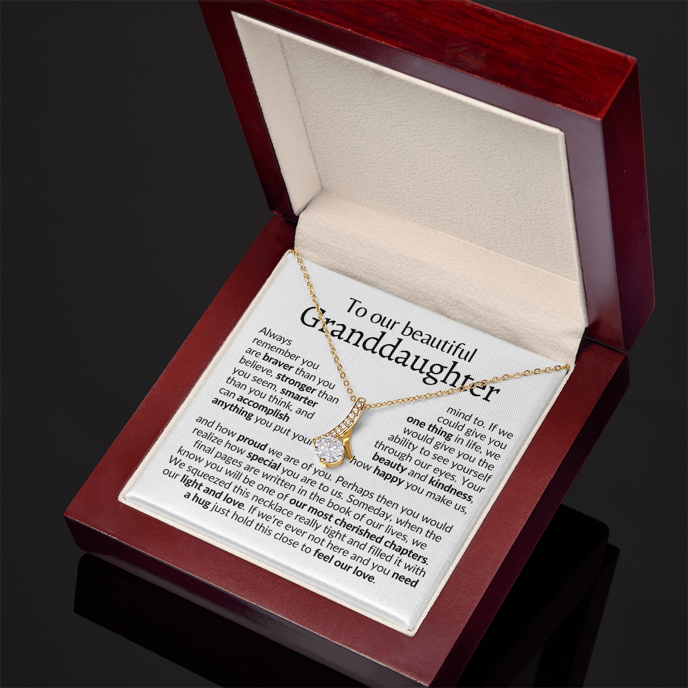 To our beautiful granddaughter | gift from grandma and grandpa