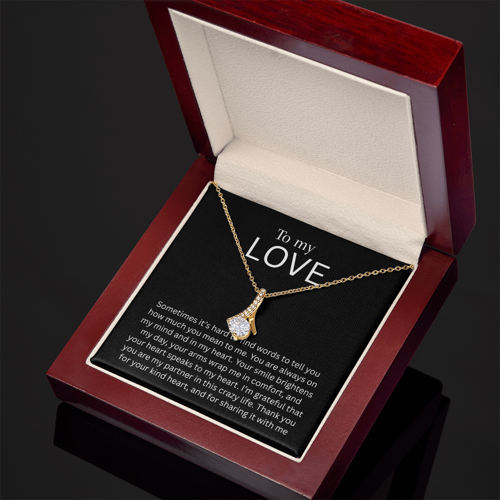 Gift for lover | Significant other necklace