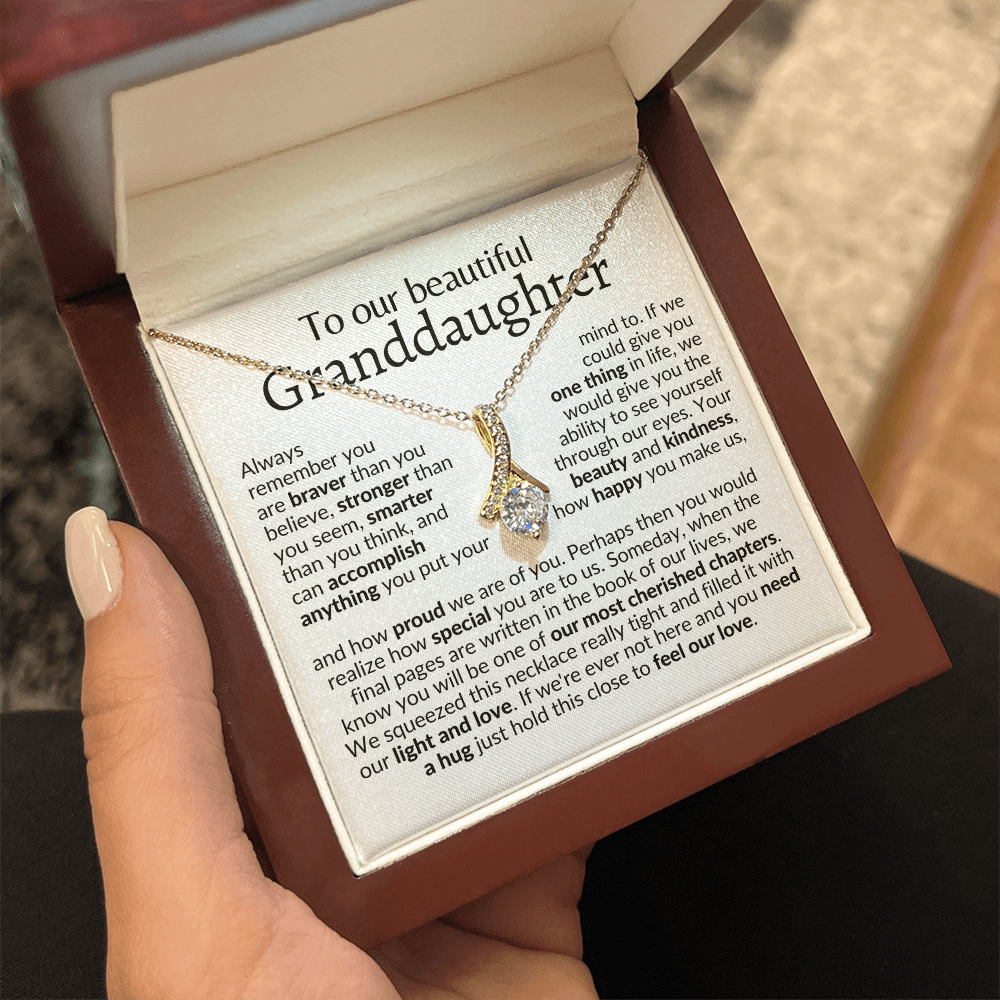 To our beautiful granddaughter | gift from grandma and grandpa