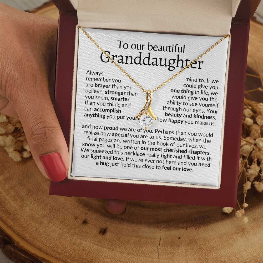 To our beautiful granddaughter | gift from grandma and grandpa