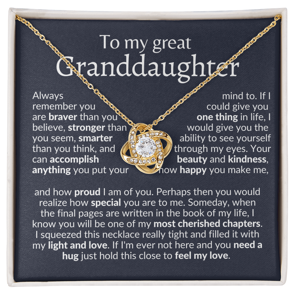 Great granddaughter gift | To my great granddaughter present