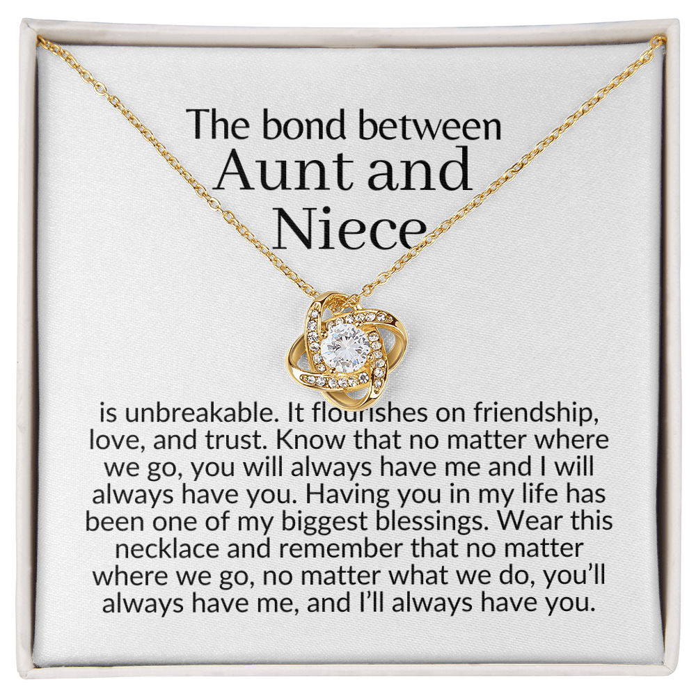 Aunt and Niece Necklace | Niece Or Aunt Gift