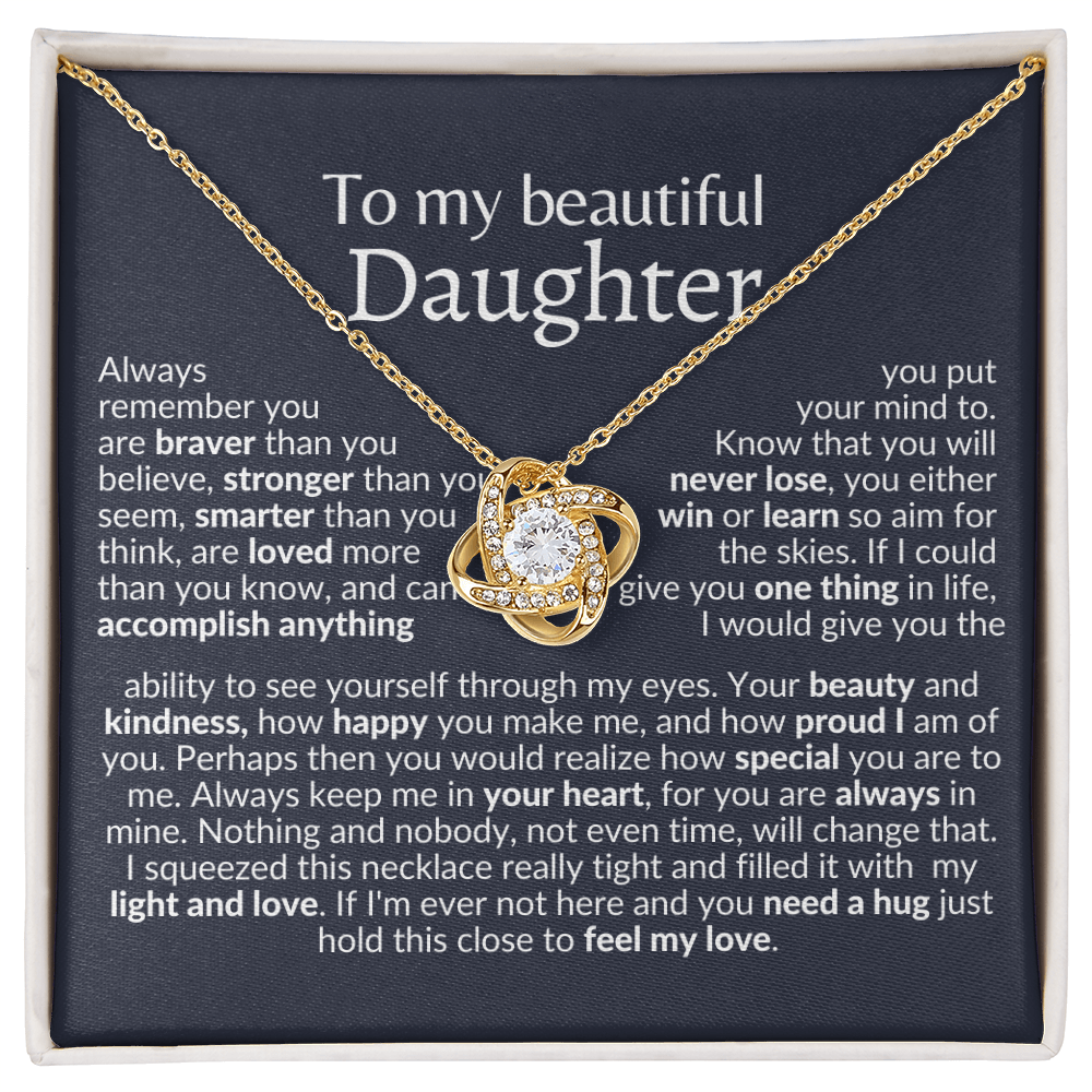 Daughter gift | necklace from mom dad