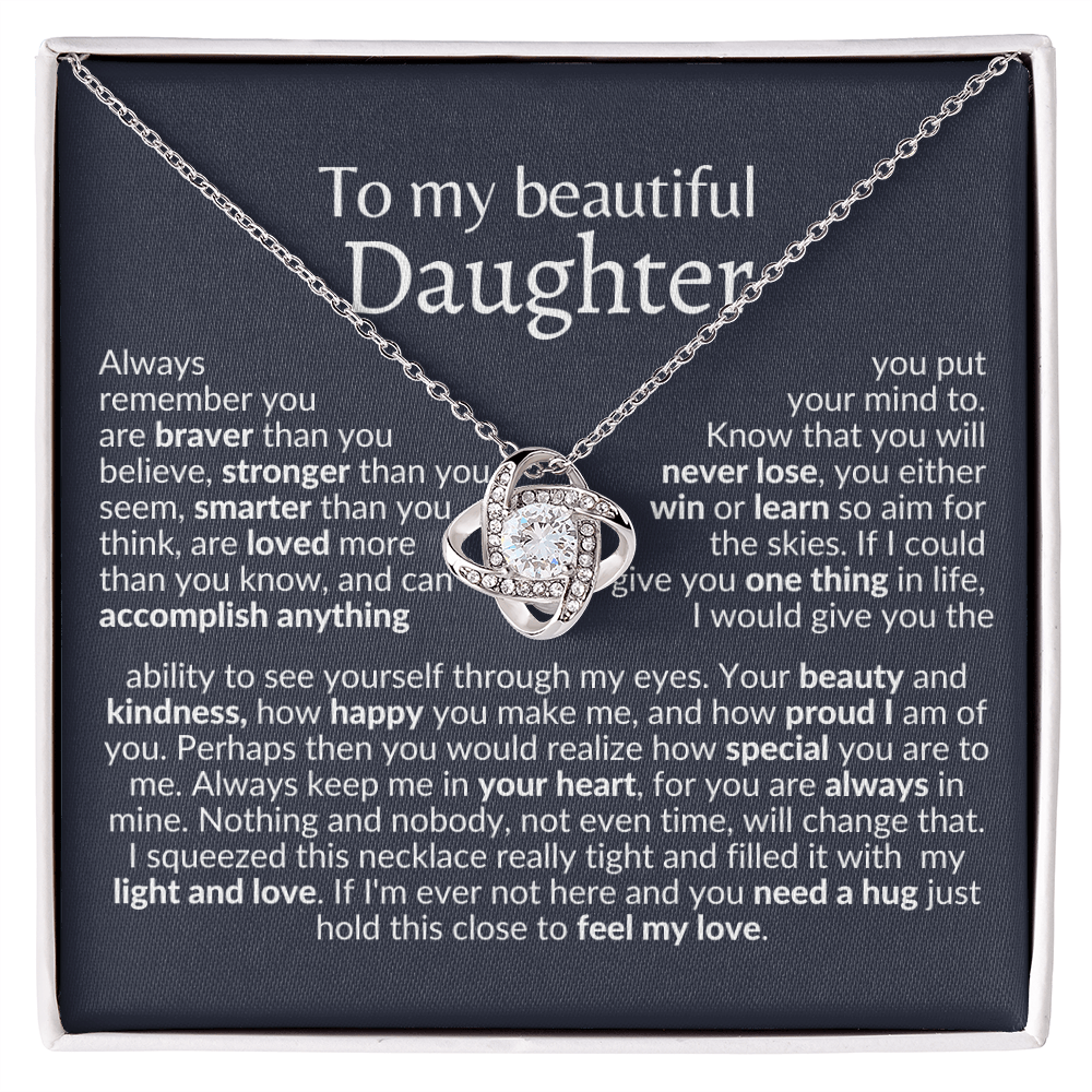 Daughter gift | necklace from mom dad