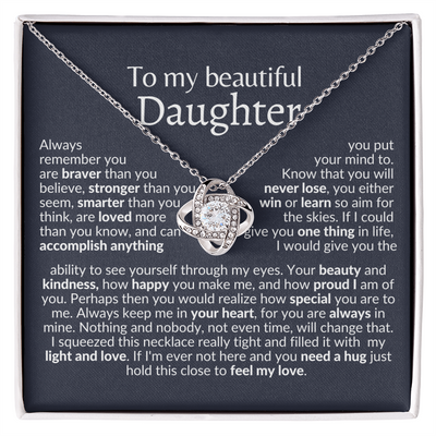 Daughter gift | necklace from mom dad