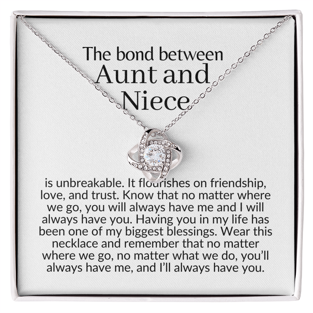 Aunt and Niece Necklace | Niece Or Aunt Gift