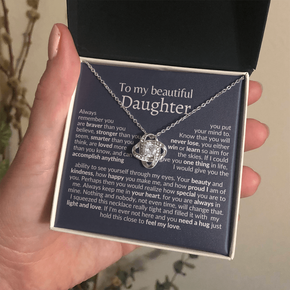 Daughter gift | necklace from mom dad