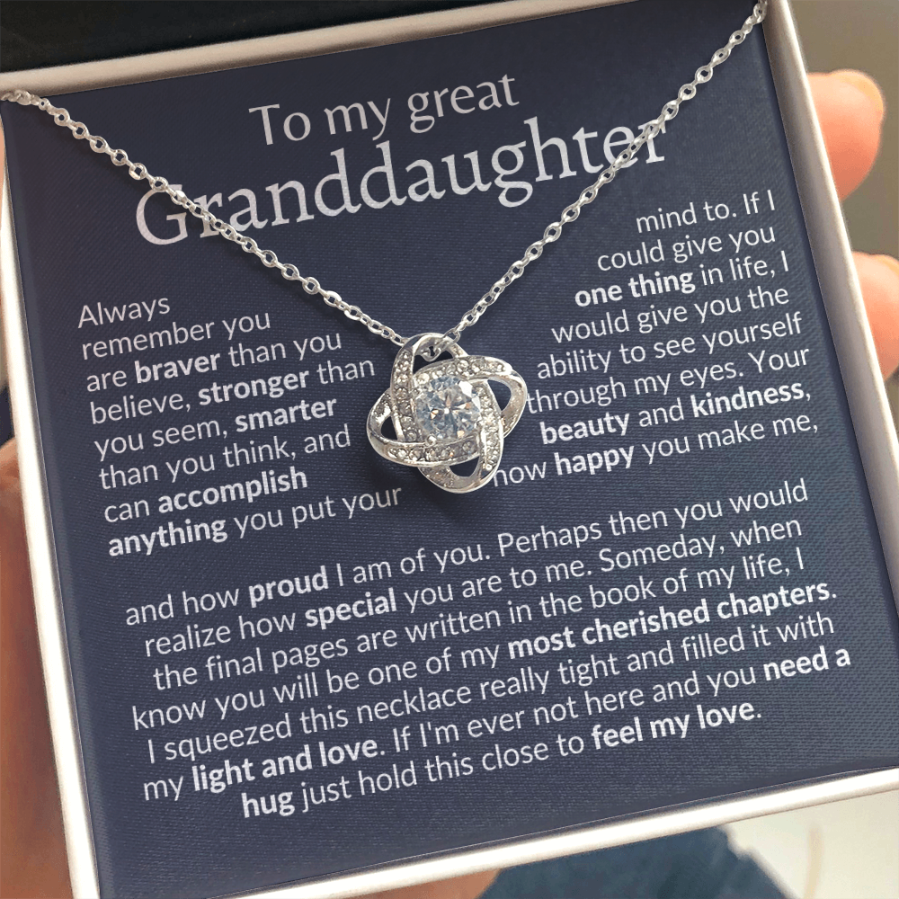 Great granddaughter gift | To my great granddaughter present