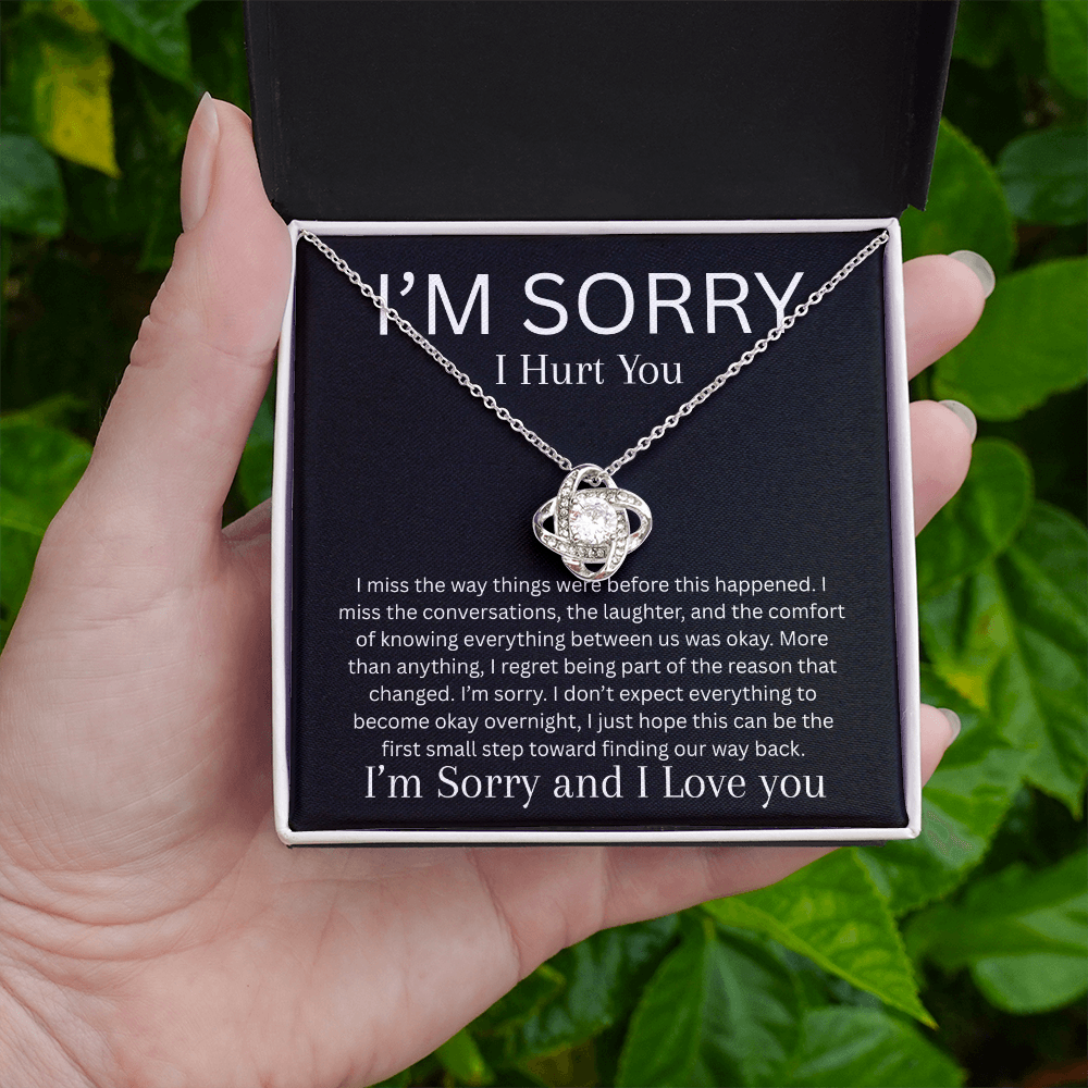 Apology Necklace | I Miss You & I'm Sorry