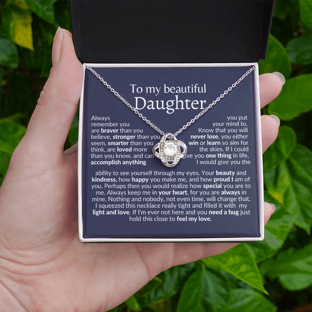 Daughter gift | necklace from mom dad