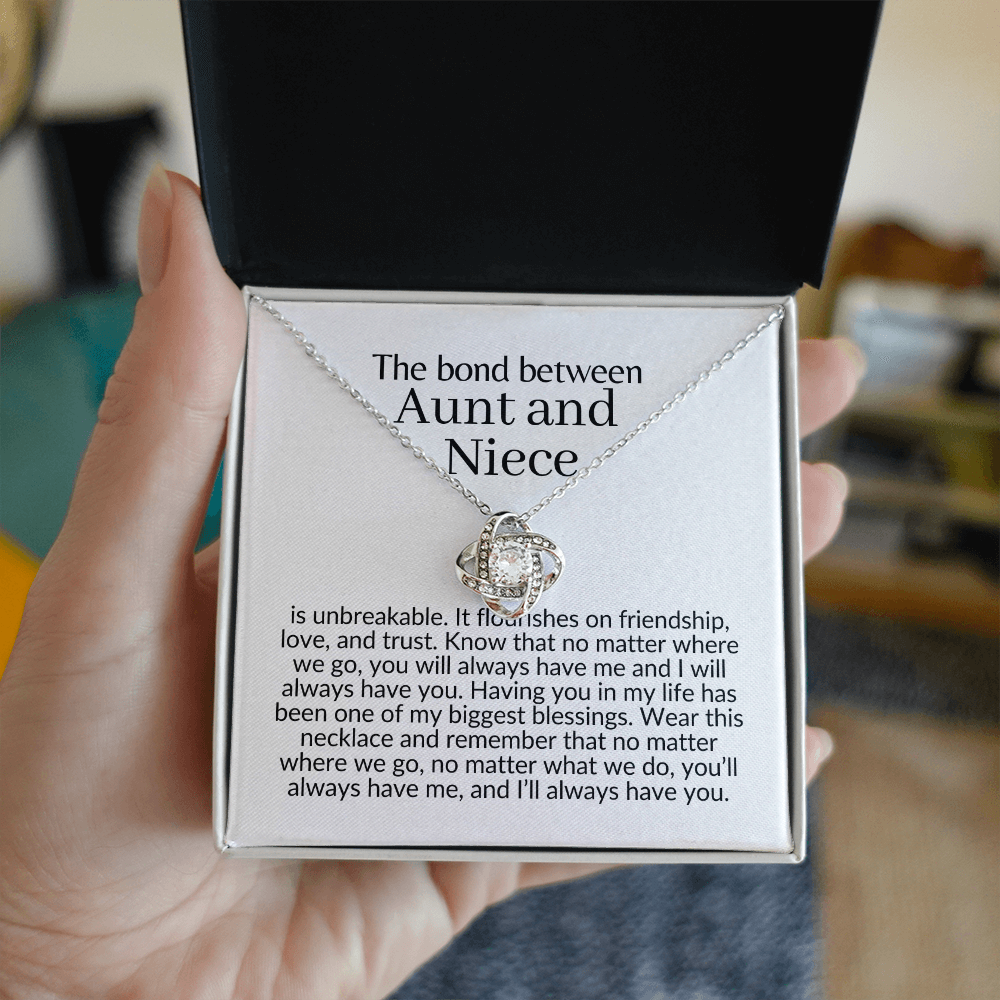 Aunt and Niece Necklace | Niece Or Aunt Gift