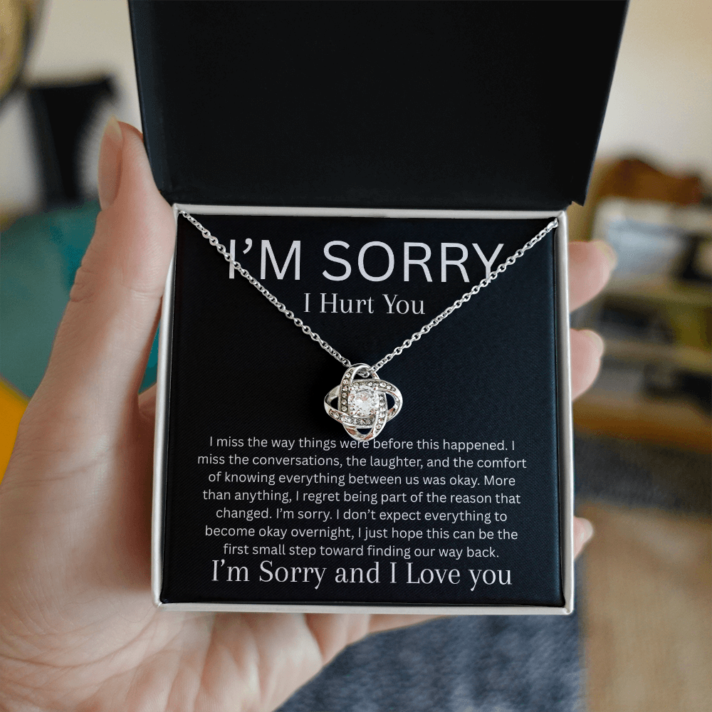 Apology Necklace | I Miss You & I'm Sorry