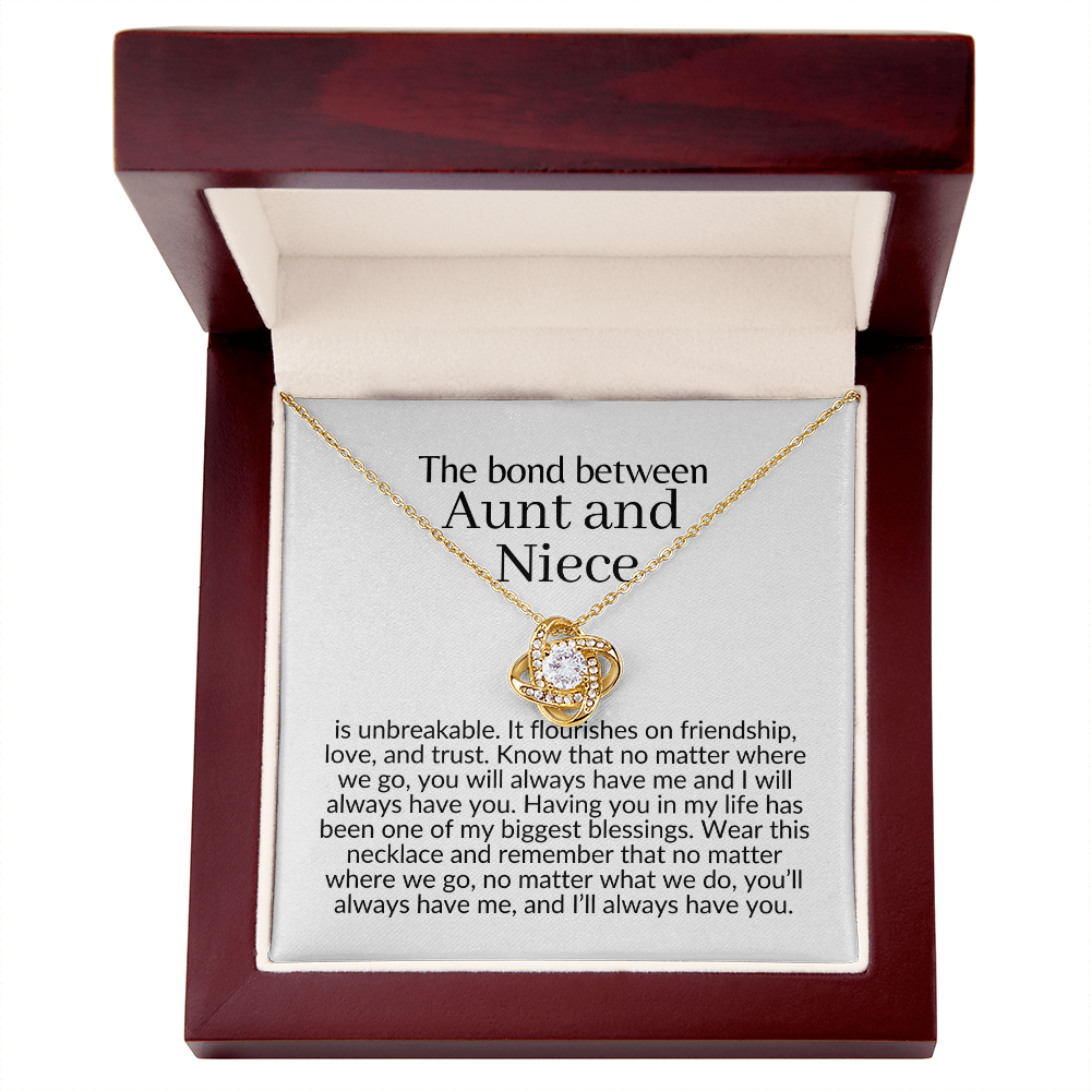 Aunt and Niece Necklace | Niece Or Aunt Gift