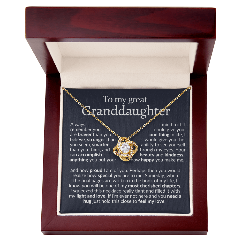 Great granddaughter gift | To my great granddaughter present