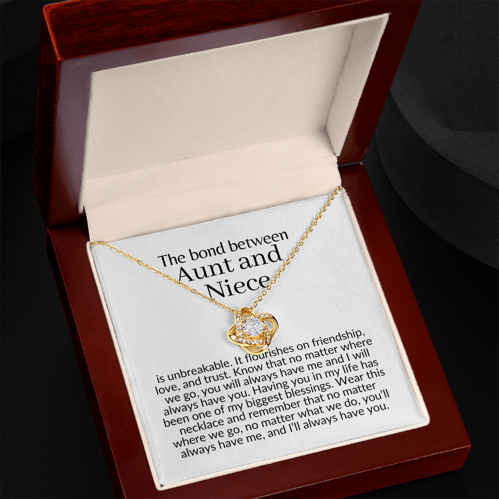 Aunt and Niece Necklace | Niece Or Aunt Gift