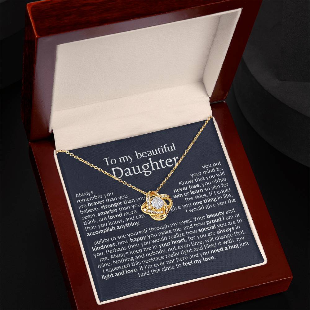 Daughter gift | necklace from mom dad