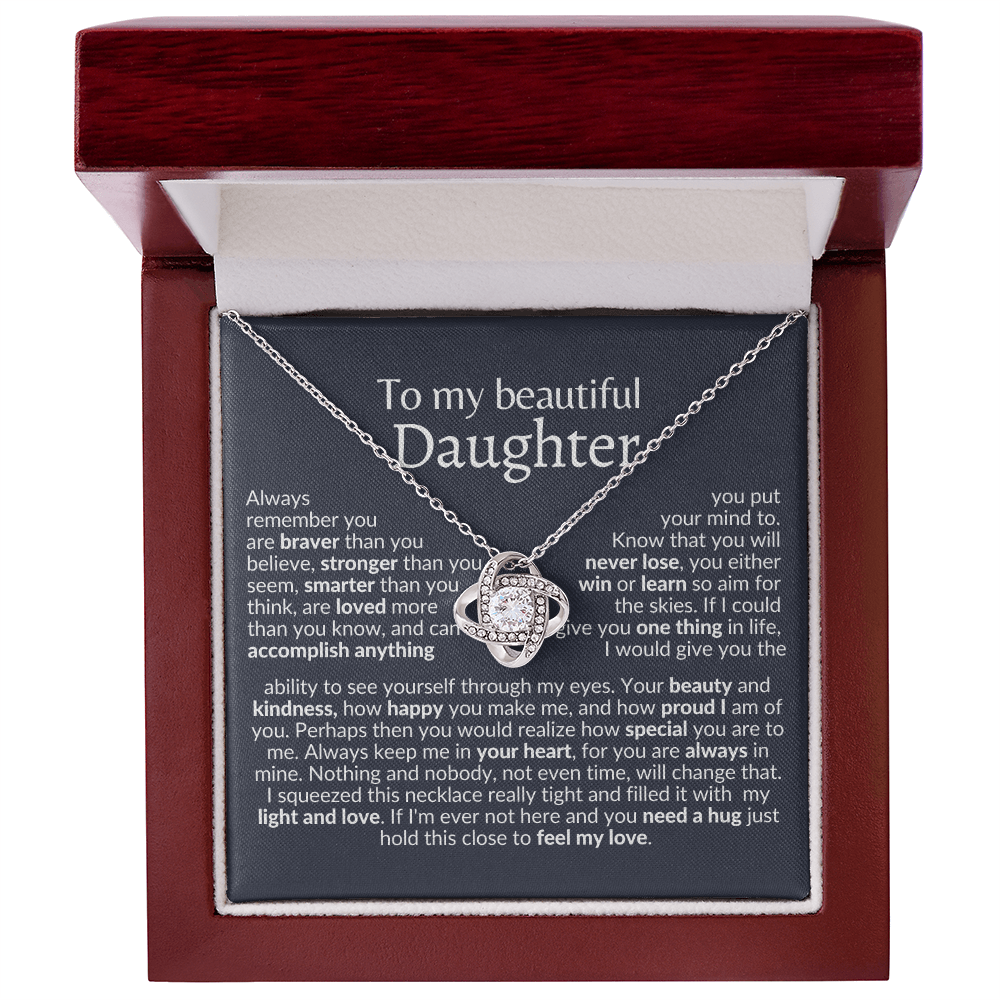 Daughter gift | necklace from mom dad