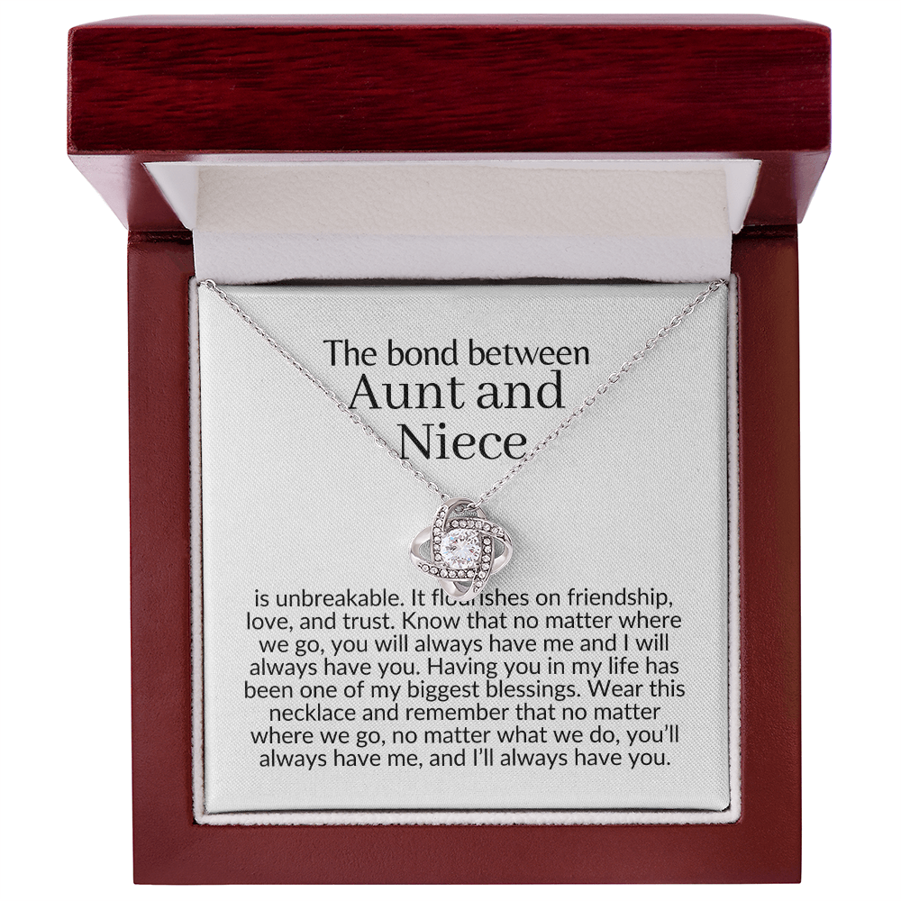 Aunt and Niece Necklace | Niece Or Aunt Gift
