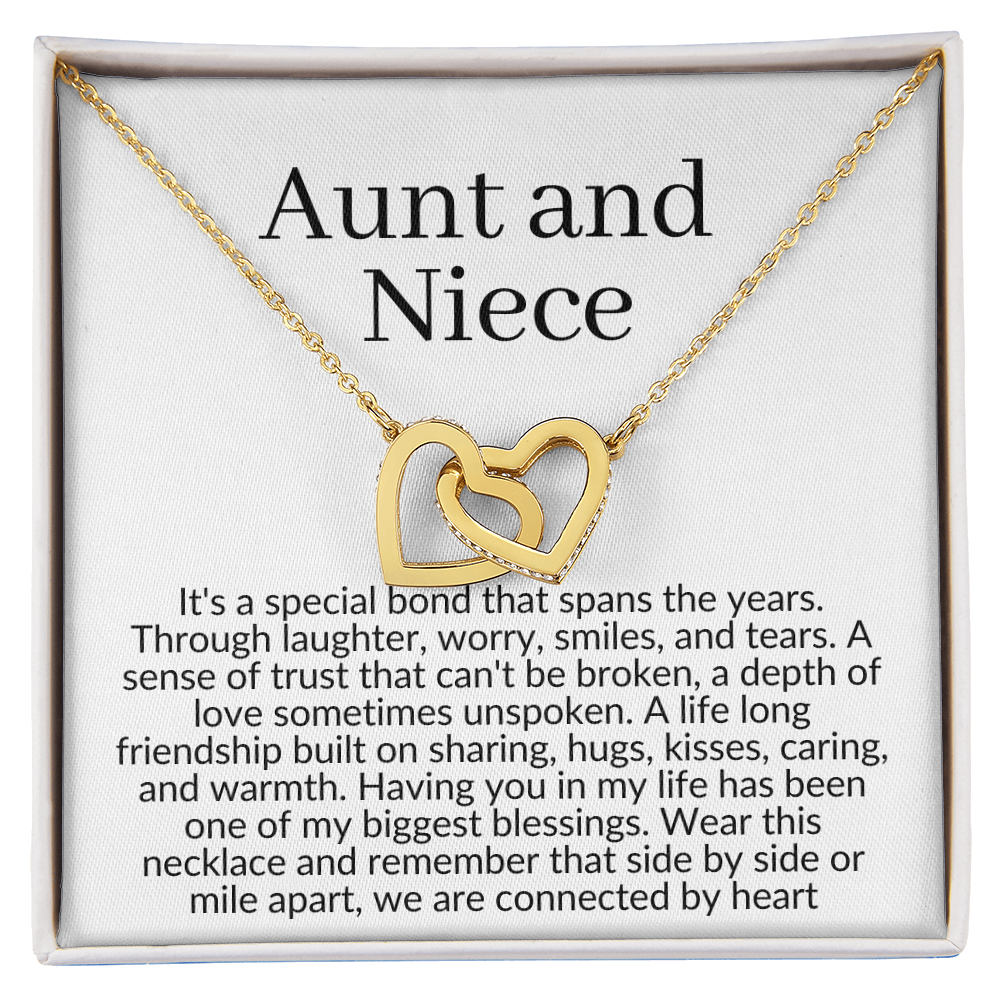 Aunt and Niece Necklace, Niece Or Aunt Gift
