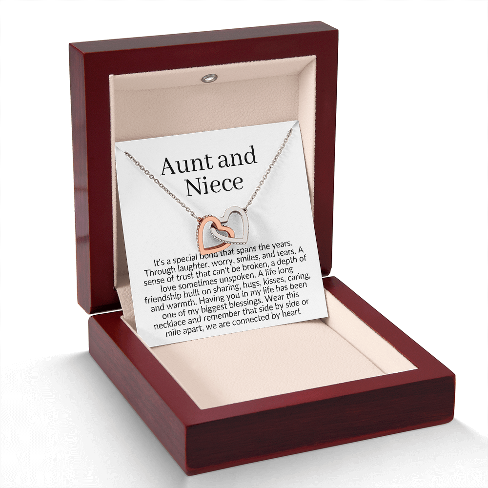 Aunt and Niece Necklace, Niece Or Aunt Gift