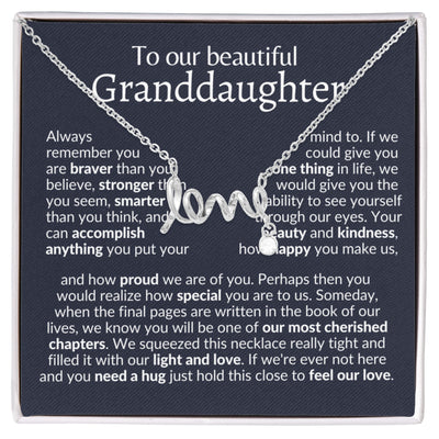 To our granddaughter necklace | gift from grandparents