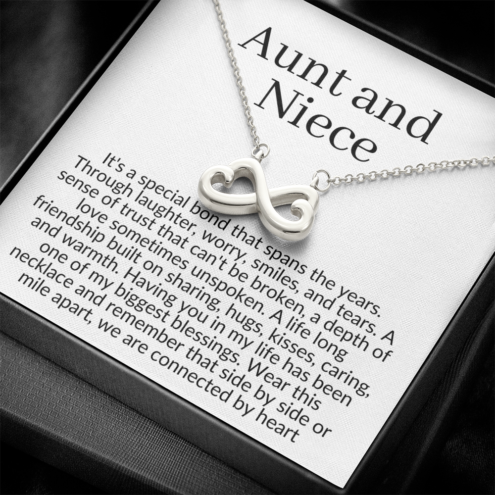 Aunt and Niece Necklace | Niece Or Aunt Gift